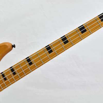 Schecter Session Stiletto-4 Electric Bass Aged Natural Satin B-Stock image 3