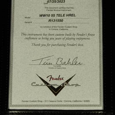 Fender Custom Shop Wildwood 10 1955 Telecaster - Heavy Relic image 8
