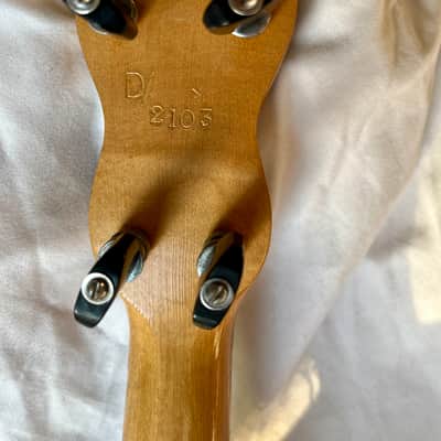 Dallas George Formby Model D Banjo Ukelele/Banjolele - 1938, Signed with Original Patent Leather Case image 4