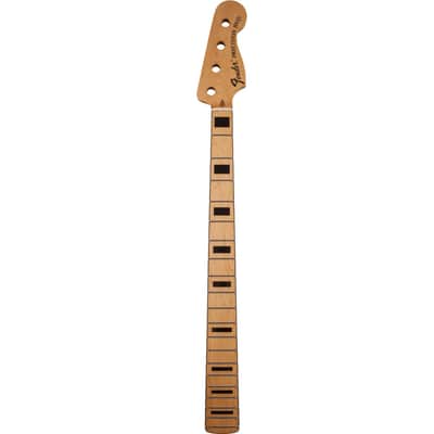 Fender Mexico Precision/P-Bass Maple Neck, Vintage "C", Black Block Inlays image 13