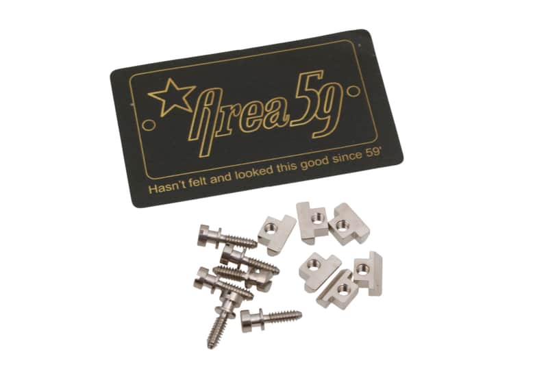 Area59' ABR-1 Replacement Saddles/Screws fits Gibson® Vintage correct Soft Brass Alloy image 1