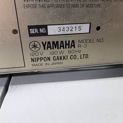 Yamaha R-3 Receiver HiFi Stereo Vintage 2 Channel Home Audio AM FM Tuner image 6