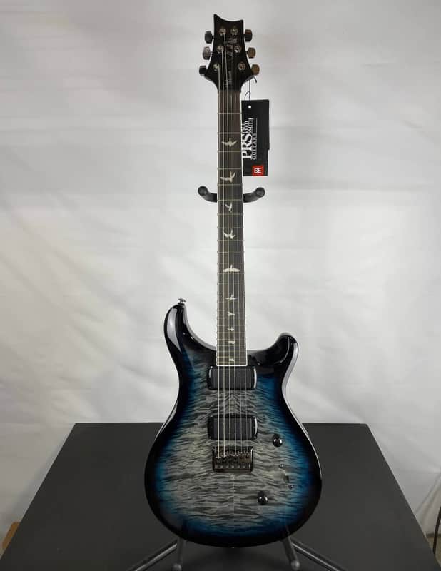 PRS SE Mark Holcomb Signature Electric Guitar, Ebony Fingerboard, Holcomb Blue Burst image 1