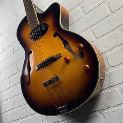 Alvarez AD65CE Archtop Acoustic Electric P-90 Pickup w/ Case image 13