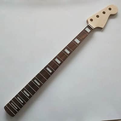Rosewood Fingerboard 4 String Jazz Bass Style Maple Neck, 20 Frets Fingerboard image 2