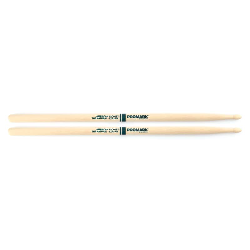 ProMark TXR5AW Hickory 5A "The Natural" Wood Tip image 1