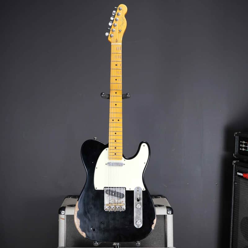 Fender American Professional II Telecaster Maple Fingerboard Black Relic