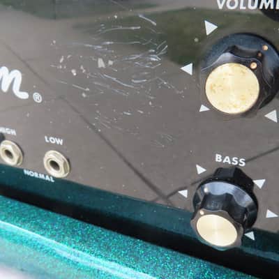 KUSTOM 1970 KB-200-1 CASCADE GREEN BASS AMPLIFIER HEAD RARE! ORIGINAL CLEAN! image 13