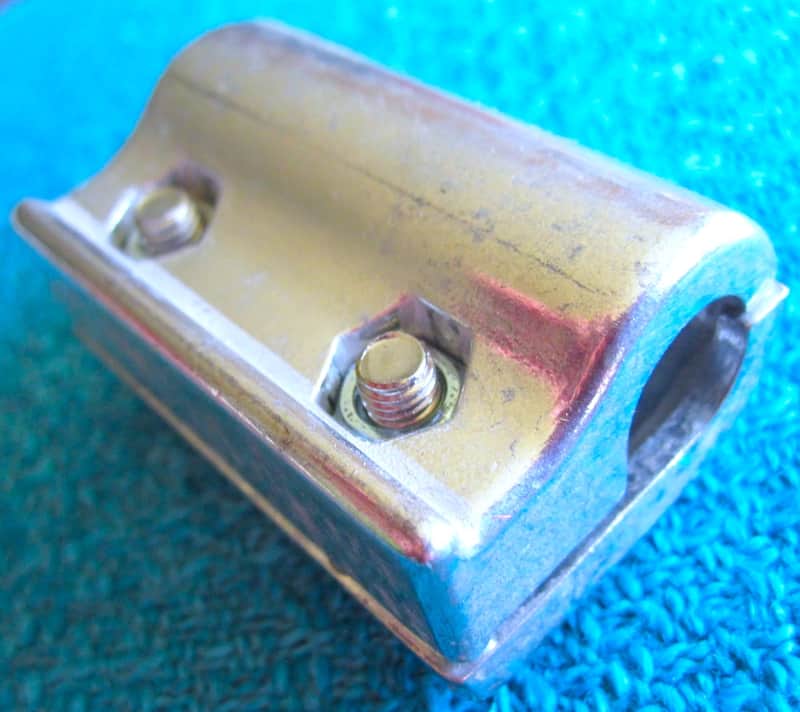 Marching Snare Drum Mounting Bracket Part Aluminum - NOS image 1