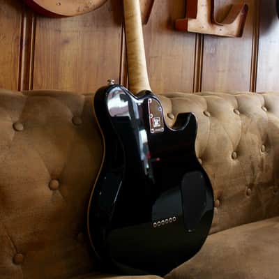 Ernie Ball Music Man Axis Super Sport lefty Natural Flame Maple Top image 6