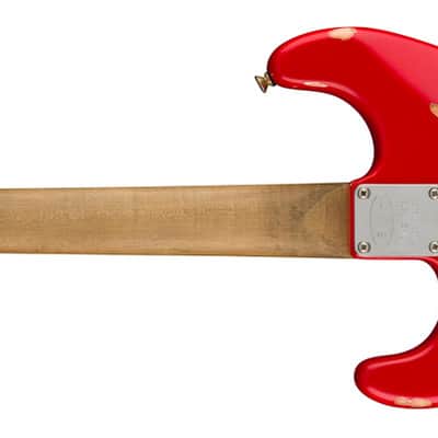 Pre-Order! EVH Frankie relic electric guitar in red finish image 3