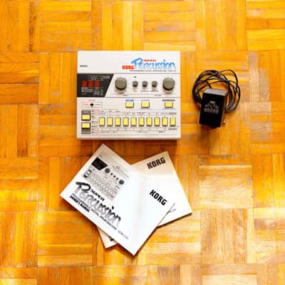 Korg DDM-220 Super Percussion (Japan, 1985) Vintage Drum Machine with 2 original manuals and original power supply!
