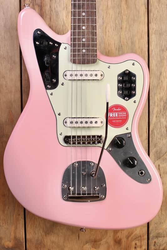 正規品♡ツインキャット♡ジャガードブランケット♡ピンク Squier Classic Vibe '60s Jaguar Shell Pink Matching Headstock | Reverb