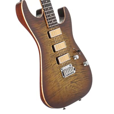 Anderson Drop Top Light Tiger Eye Burst Guitar #08-19-24N image 9