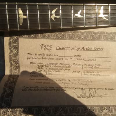 PRS Artist IV 1997 Teal Black image 4