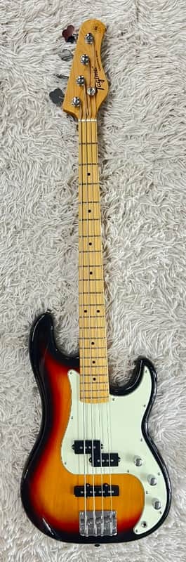 Tagima TW 65 P-Style 4-String Electric Bass Guitar Maple Fretboard, Sunburst image 1