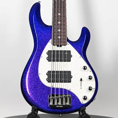 Ernie Ball Music Man StringRay 5 Special HH Bass Guitar- Violet Sparkle Burst 2026 (K10866) image 1