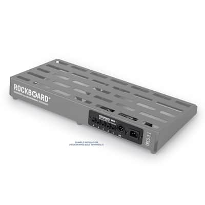 Rockboard MOD1 V2 5xTRS 1xXLR Pedalboard Patchbay + IEC Power Patch Cable image 7