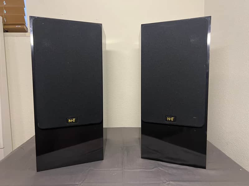 NHT Model 1.3 Black Glossy one pair, excellent working condition and very good cosmetic. image 1
