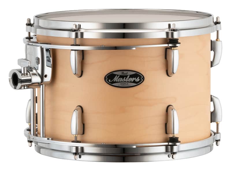 Pearl Masters Maple 13x9" Matte Natural Maple Premium Lacquer #111 Rack Tom Tom Drum w/Standard Mount | WorldShip | NEW | Authorized Dealer image 1