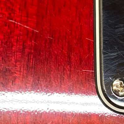 Fender American Select Mahogany Stratocaster HSS with Rosewood Fretboard - 2011 - Crimson Red Transparent image 23