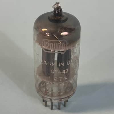 1950s RCA 12AU7 ECC82 (x2) Matched Pair Vintage Long Plate D Getter Tubes! T146 image 10