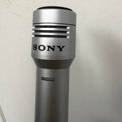 Sony F-113C ENG Field Microphone with AD-32 Wind Screen & Leather Case (Vintage) image 5