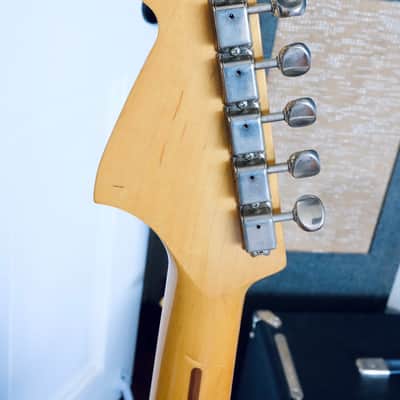 ‘96 Squier Vista Jagmaster Candy Apple Red image 8