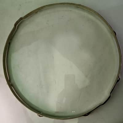 Leedy 15"NOB Stick-Chopper Nickel-Brass Snare Drum Resonant Rim/Hoop Double-Flng image 5