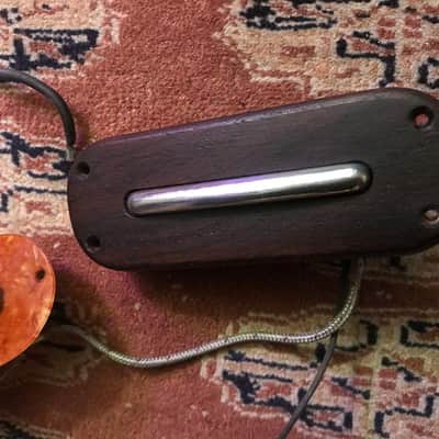 RARE Kay Jimmy Reed Thin Twin Pickup with Pots 1950's Silvertone image 1