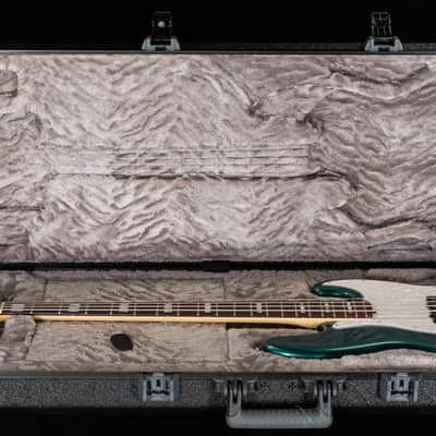 Fender Adam Clayton Jazz Bass, Rosewood Fingerboard, Sherwood Green Metallic (158) image 7