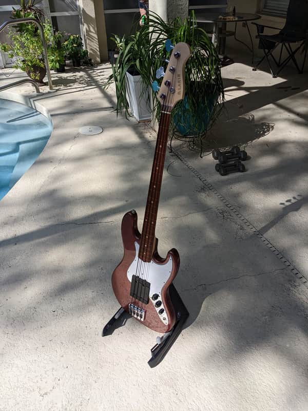 D Lakin Jazz Bass 2021 Salmon image 1