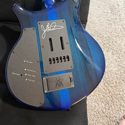 SIGNED Ernie Ball Music Man EBMM Majesty John Petrucci Blue Ink 6 image 9