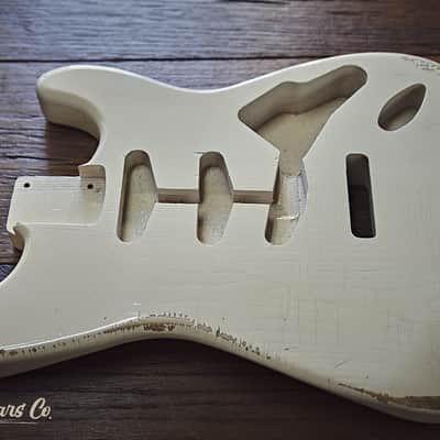 Stratocaster Vintage White Relic Body image 7