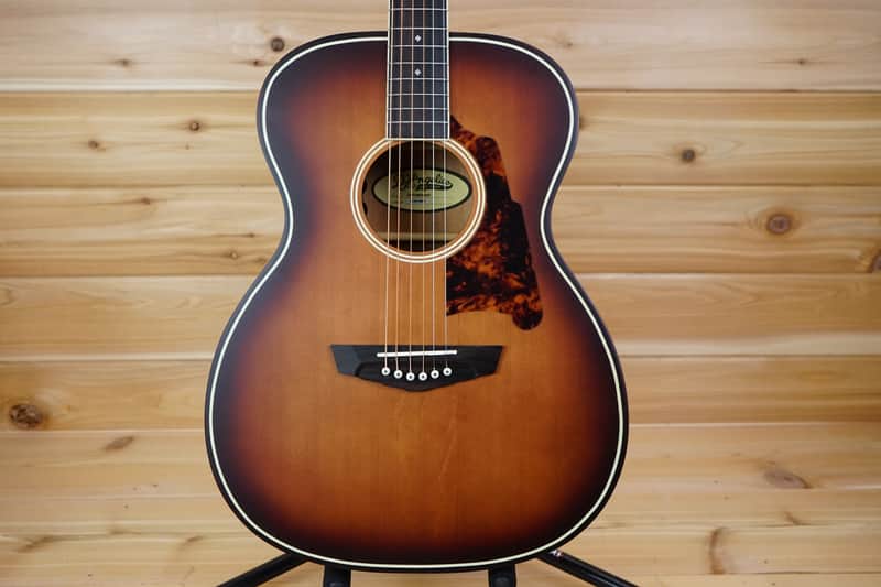 D'Angelico Premier Tammany with Electronics - Caramel Burst image 1