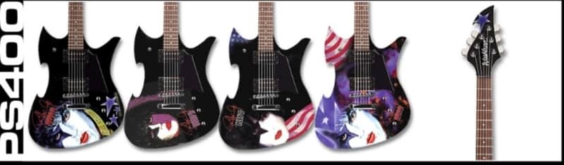 Washburn Kiss Paul Stanley Limited Edition Set Of 4 PS400 Guitars