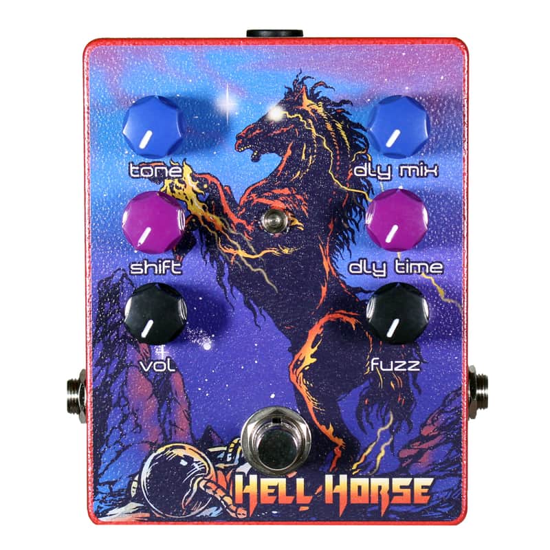 Haunted Labs x Dirty Haggard Audio - Hell Horse Fuzz Delay Pedal image 1
