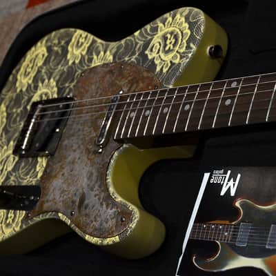 M-Tone TKO Custom T - Telecaster Nicotine Paisley + Lollars image 15