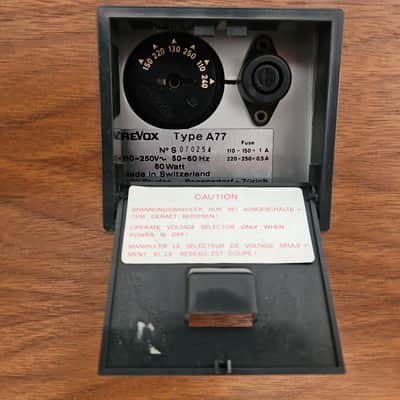 Revox A77 2-Track Mk3 FULLY WORKING in a standard wooden case. image 5