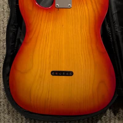 G&L ASAT Classic USA Red Sunburst on Ash image 7
