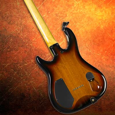 Brian Moore I-2000 iM Electric Guitar Flame Maple Vintage Sunburst, Excellent Condition image 2