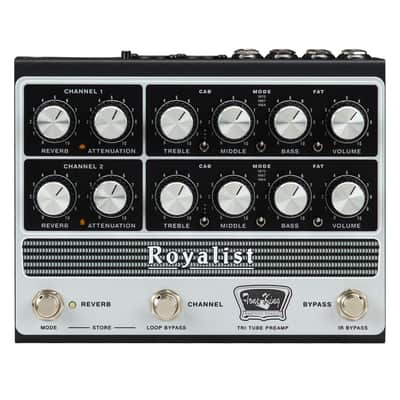 Tone King Royalist Tri-Tube Preamp 2026 - Black/Silver image 3