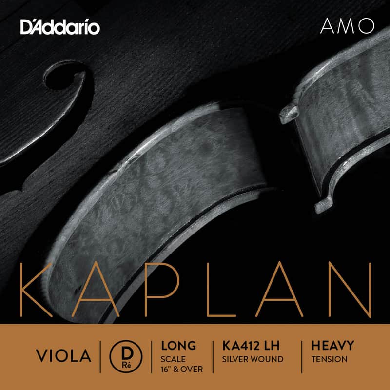 D'Addario KA412 LH Kaplan Amo Long Scale Viola String - D (Heavy) image 1