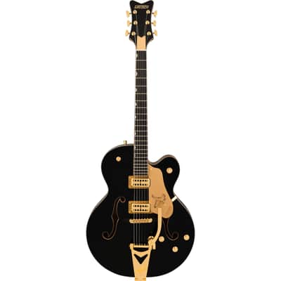 Gretsch Synchromatic Falcon Hollow Body Single-Cut with Bigsby, Ebony Fingerboard, Black image 1