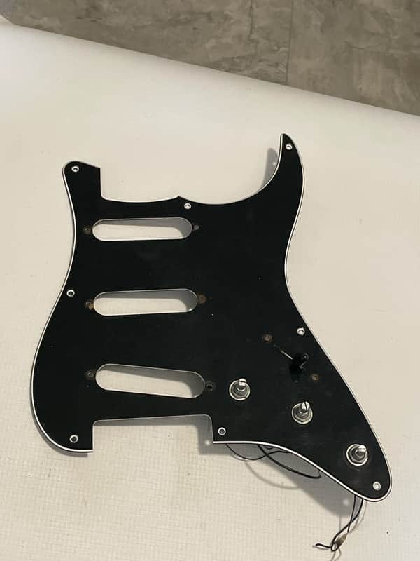 1980's Charvel Jackson Model 1A Stratocaster Guitar Semi Loaded SSS Pickguard 8 Screw 3 Ply