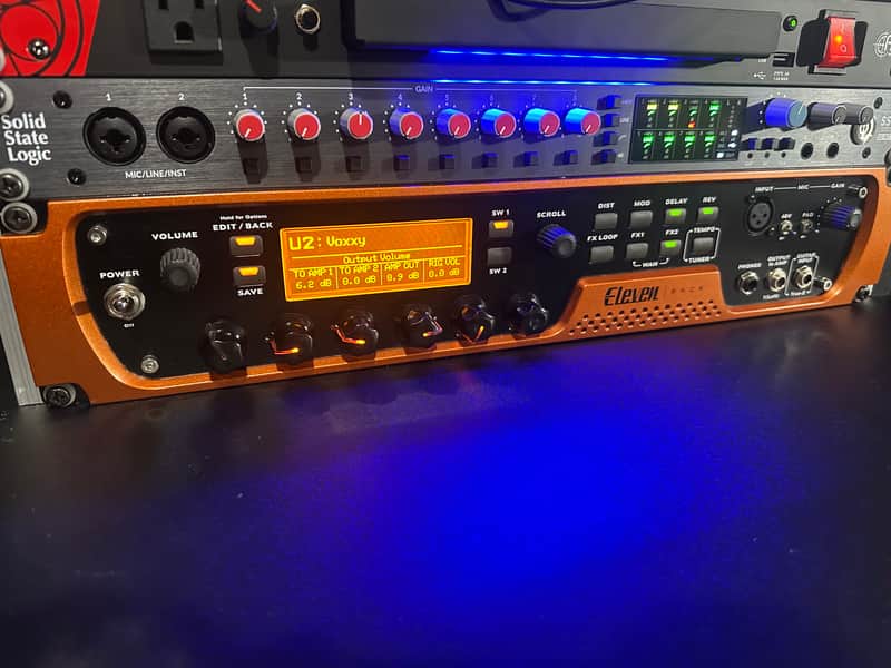 Avid Eleven Rack Guitar Multi-Effects Processor and Pro Tools Interface 2010 - 2017 - Orange image 1