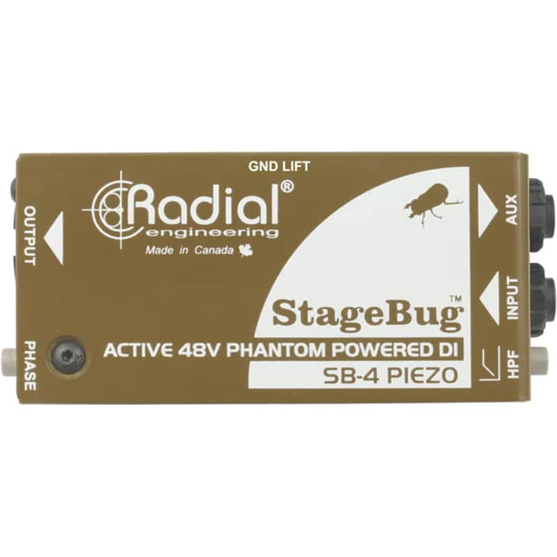 Radial Engineering SB-4 PIEZO StageBug DI Box image 1