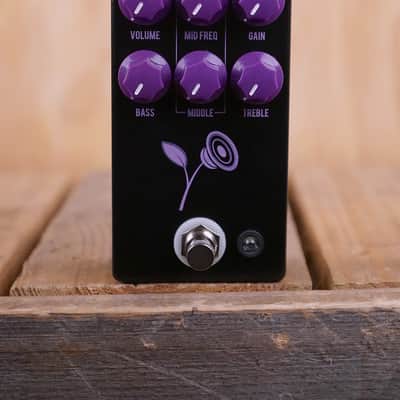 JHS Violet Black Distortion & Overdrive Guitar Effects Pedal image 1