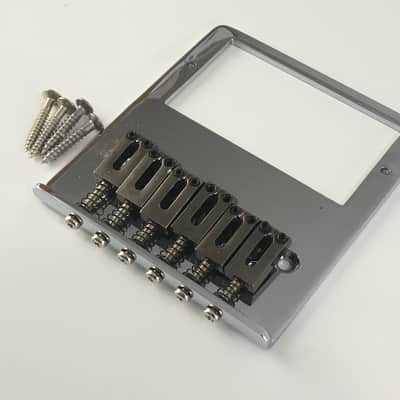Custom Fender NOS Relic Style Electric Guitar Six Black Nickel Saddles Bridge Humbucker image 4