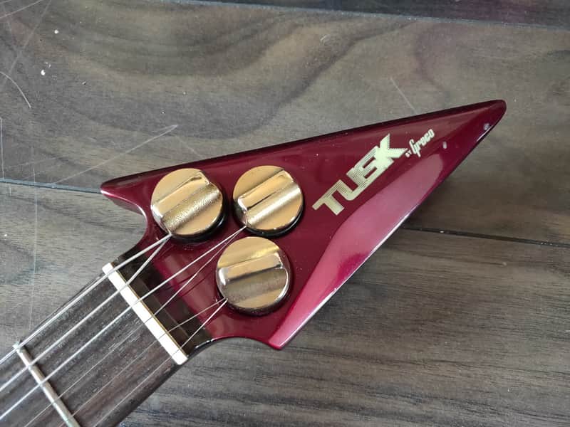 1984 Greco Japan Tusk GTV-55 Rhoads Flying V Vintage Electric | Reverb